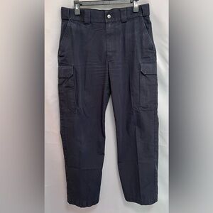 5.11 Tactical Pants 34X34 Navy Blue Flat Front Cargo pockets Men’s